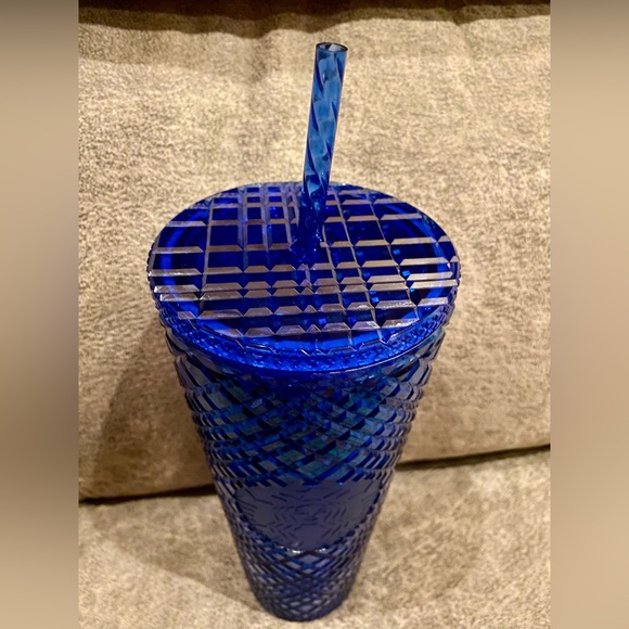 Starbucks Venti Cold Cup Jeweled Ocean Blue - Picture 3 of 3